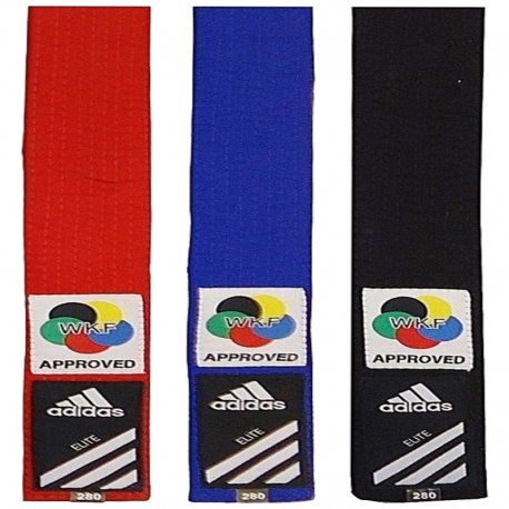 CEINTURE ADIDAS "WKF" ELITE 45 mm ADIB240-WKF