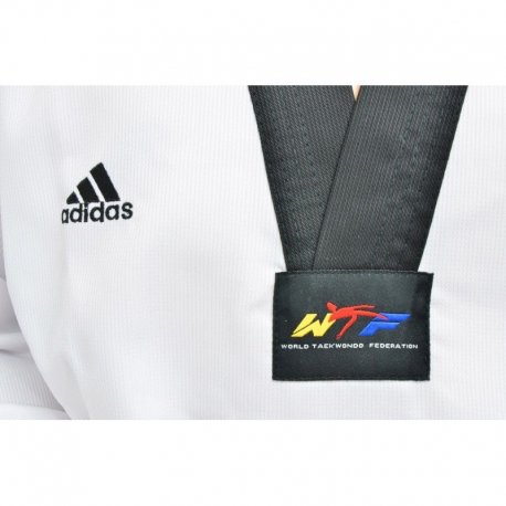 DOBOK ADI-CLUB II (3 RAYAS) CUELLO NEGRO ADITCB02