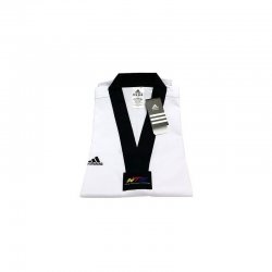 DOBOK ADI-CLUB II (3 RAYAS) CUELLO NEGRO ADITCB02