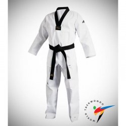 DOBOK ADI-CLUB II (3 RAYAS) CUELLO NEGRO ADITCB02