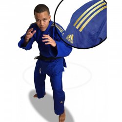 JUDOGI ADIDAS "CHAMPION II NOUVEAU" BLEU "IJF 2018"