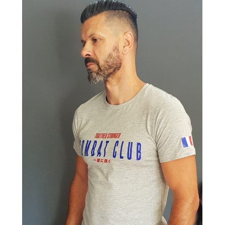 CAMISETA COMBAT CLUB GRIS