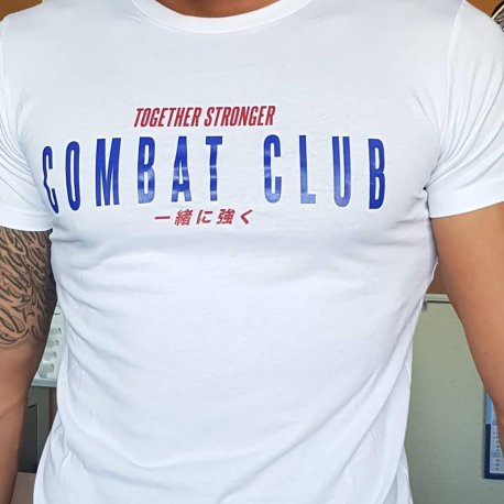 T-SHIRT COMBAT CLUB GRIS