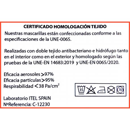 MASCARILLA PERSONALIZADA