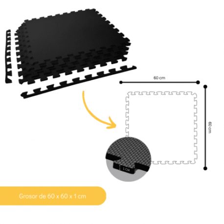 TATAMIS PUZZLE AZUL 60X60X1CM