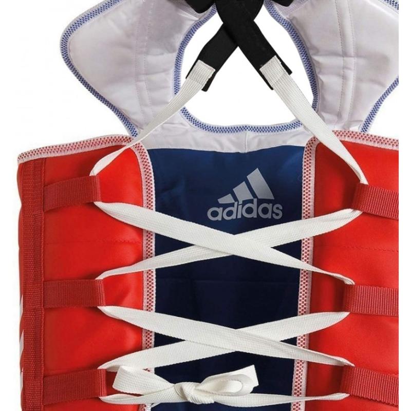 PETO BOXEO ADIDAS "REVERSIBLE" P.U ROJO/AZUL ADIP01