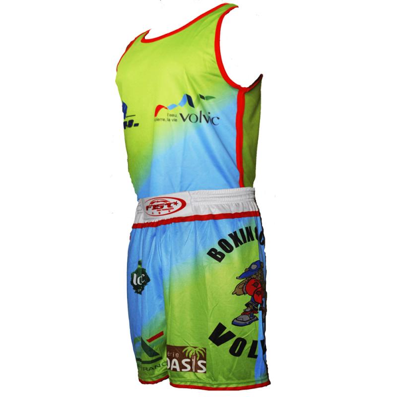 CONJUNTO DE BOXEO PERSONNALIZADO "BOXING CLUB VOLVIC"