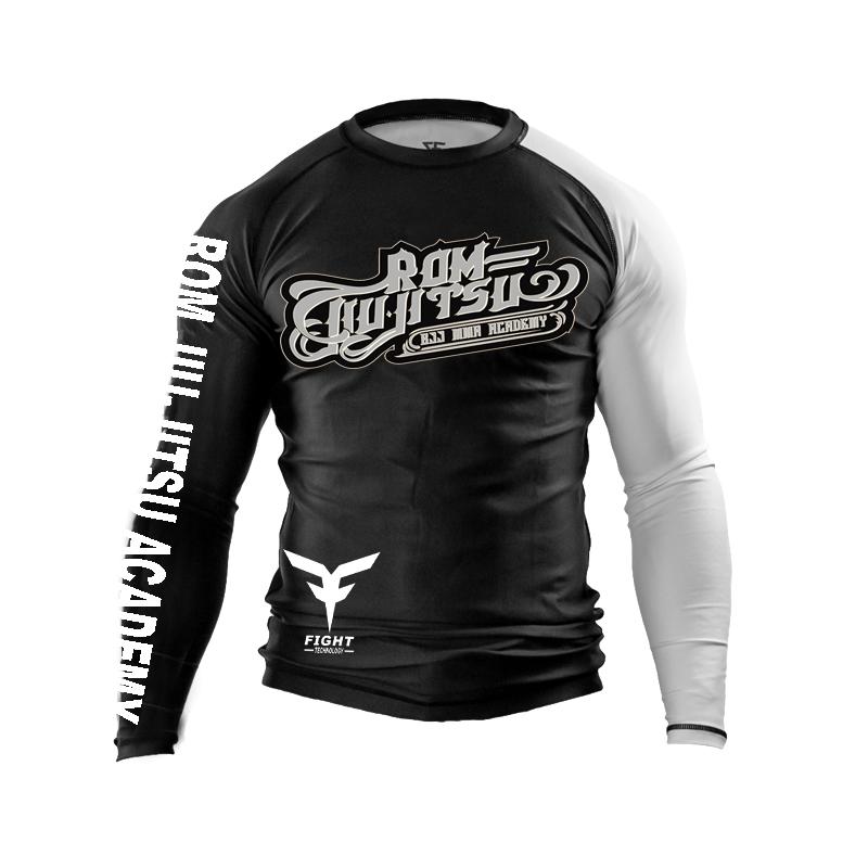 RASHGUARDS MANGA LARGA PERSONALIZADOS ROM JIU-JITSU