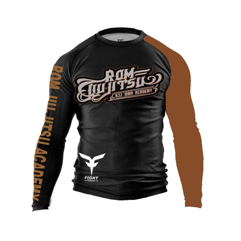 RASHGUARDS MANGA LARGA PERSONALIZADOS ROM JIU-JITSU