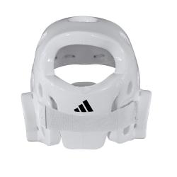 CASQUE ADIDAS KARATE "WKF" AVEC MASQUE (BLANC)