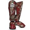 Espinilleras Muay Thai Kick Boxing Dragon Rojas