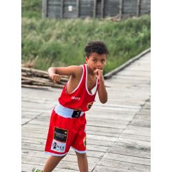 SET BOXING "AS BOXING LA SOUTERRAINE" RED