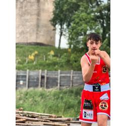 SET BOXING "AS BOXING LA SOUTERRAINE" RED