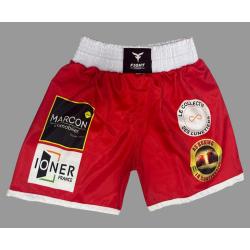 CONJUNTO BOXEO ROJO AS BOXING LA SOUTERRAINE CON NOMBRE