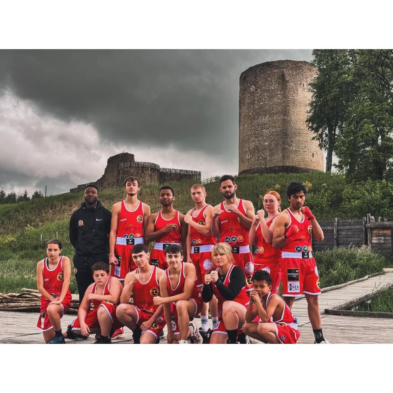 ENSEMBLE DE BOXE BLEU AS BOXING LA SOUTERRAINE HERBERT