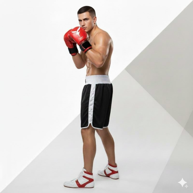 SHORT BOXE ANGLAISE "NOIR FIST"