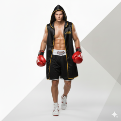 CHALECO CON CAPUCHA FIGHTER