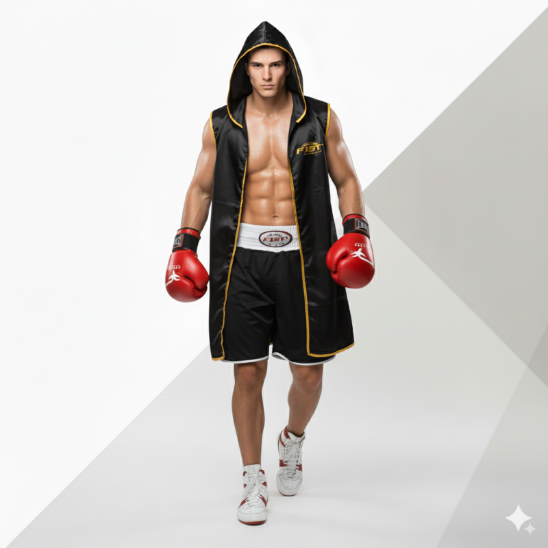 CHALECO CON CAPUCHA FIGHTER
