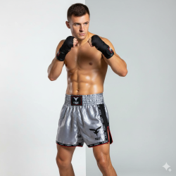 SHORT "FASHION"ARGENTÉ