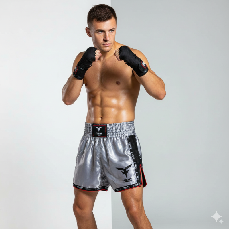 SHORT "FASHION"ARGENTÉ