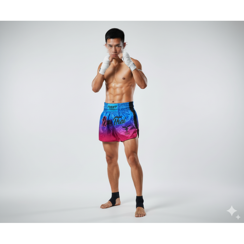 SHORT MUAY-THAÏ DEGRADÉ