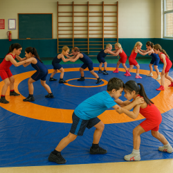TAPIS DE LUTTE CLUB