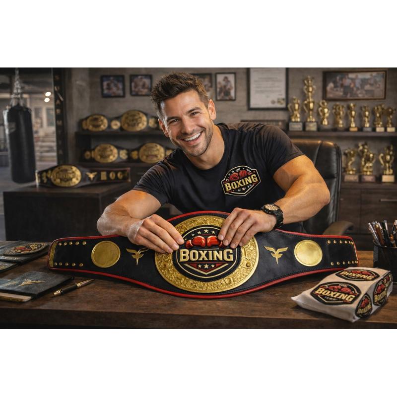 CUSTOMIZABLE CHAMPION BOXING BELT