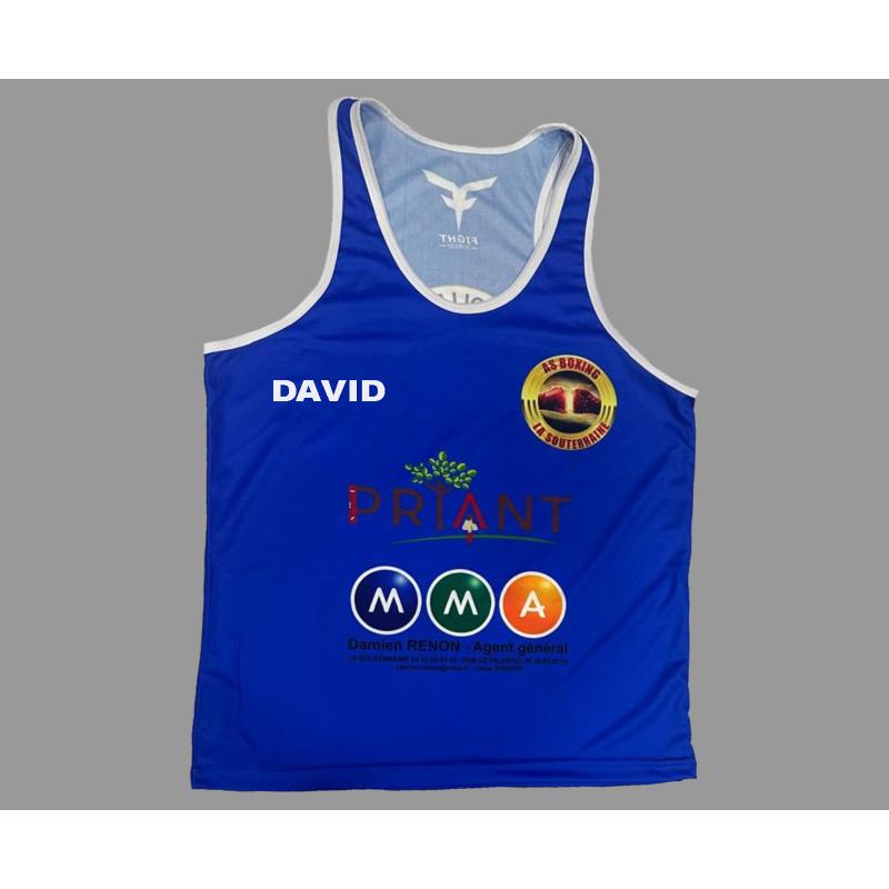 SET BOXING "AS BOXING LA SOUTERRAINE" BLUE