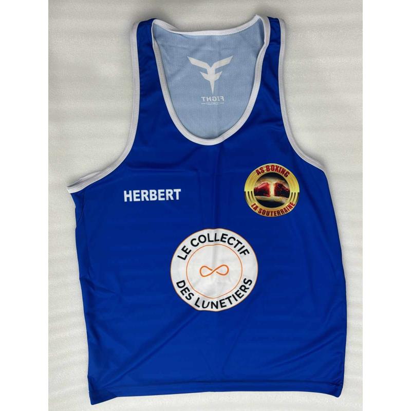 CONJUNTO BOXEO Azul "AS BOXING LA SOUTERRAINE"