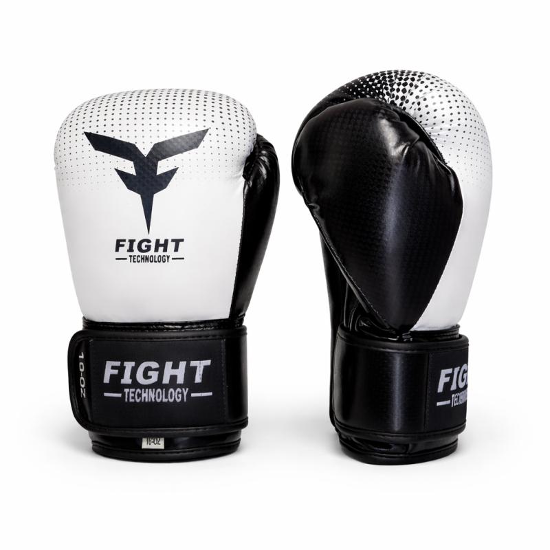 GUANTES DE BOXEO "CARBONO" BLANCOS