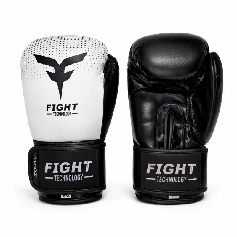 GUANTES DE BOXEO "CARBONO" BLANCOS