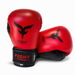GUANTES DE BOXEO "CARBONO" ROJOS