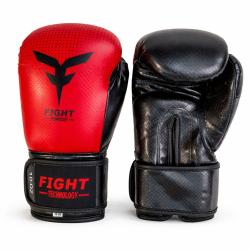 GUANTES DE BOXEO "CARBONO" ROJOS