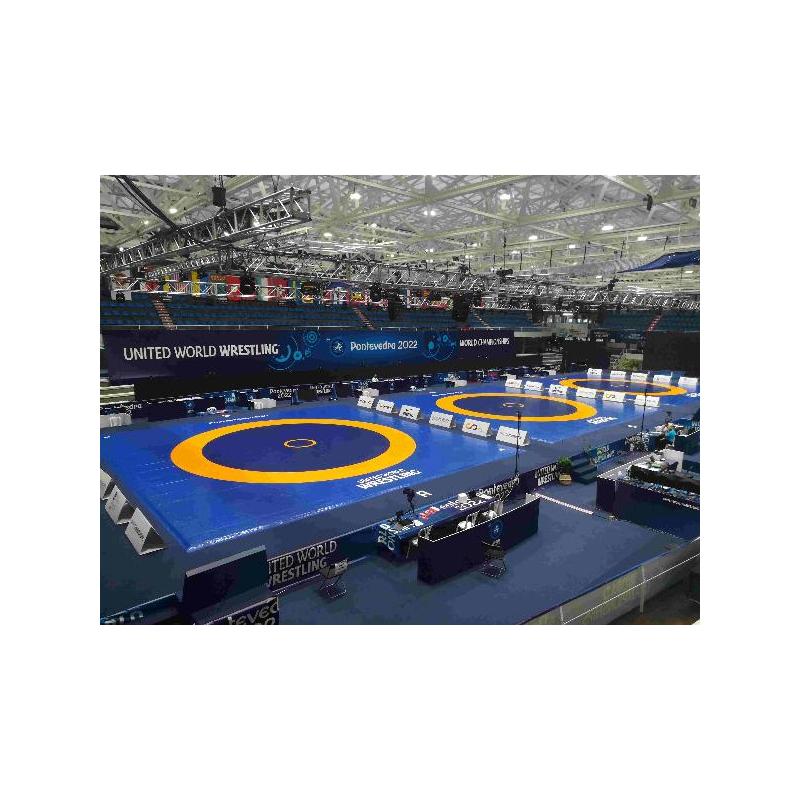 Lona de lucha - 10m x 10m- 1000 x 1000 cm- Bicolor