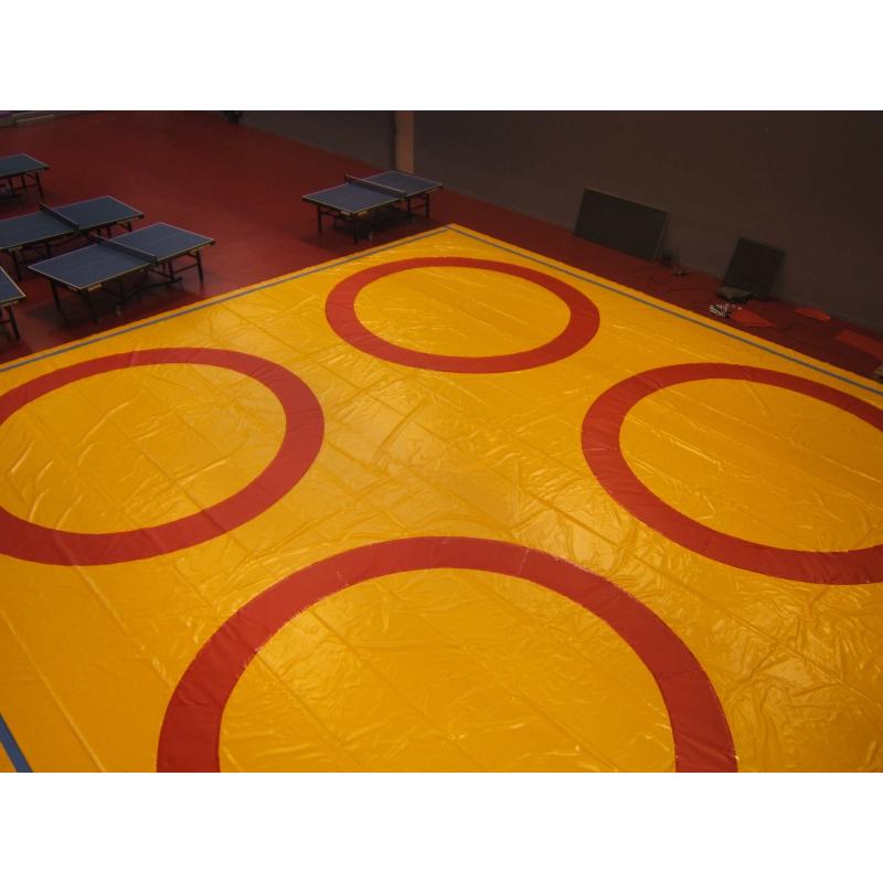 Lona de lucha - 10m x 10m - 1000cm x 1000 cm- Tricolor