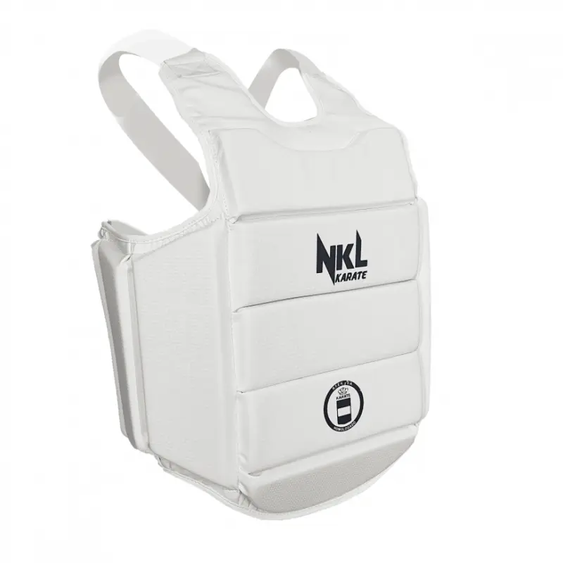 PLASTRON NKL KARATE "RFEK HOM." BLANC