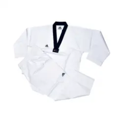 DOBOK ADI-CLUB II (3 RAYAS) CUELLO NEGRO ADITCB02