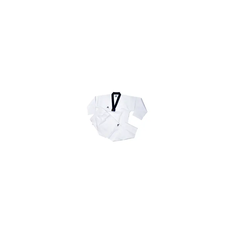 DOBOK ADI-CLUB II (3 RAYAS) CUELLO NEGRO ADITCB02