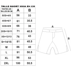 SHORT MMA STORM