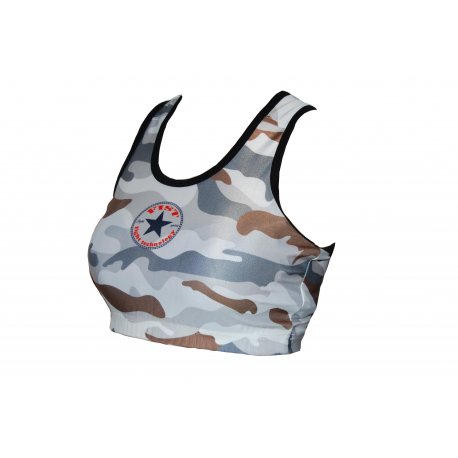 SUJETADOR DEPORTICO CAMO BLANCO