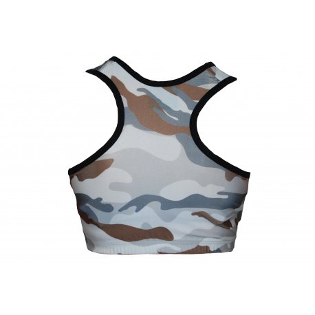 SUJETADOR DEPORTICO CAMO BLANCO